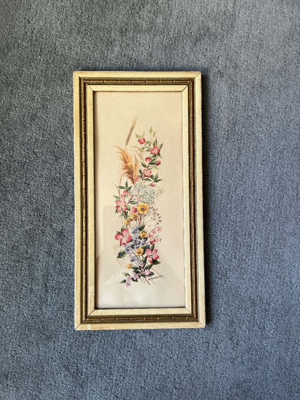 Vintage lithograph art print